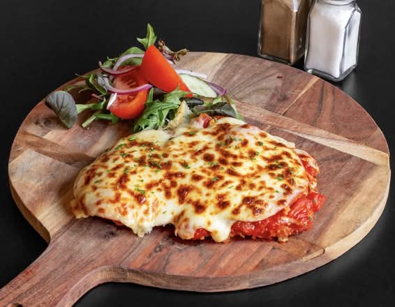 Traditional Parmigiana at Breakwater Hotel Kitchen