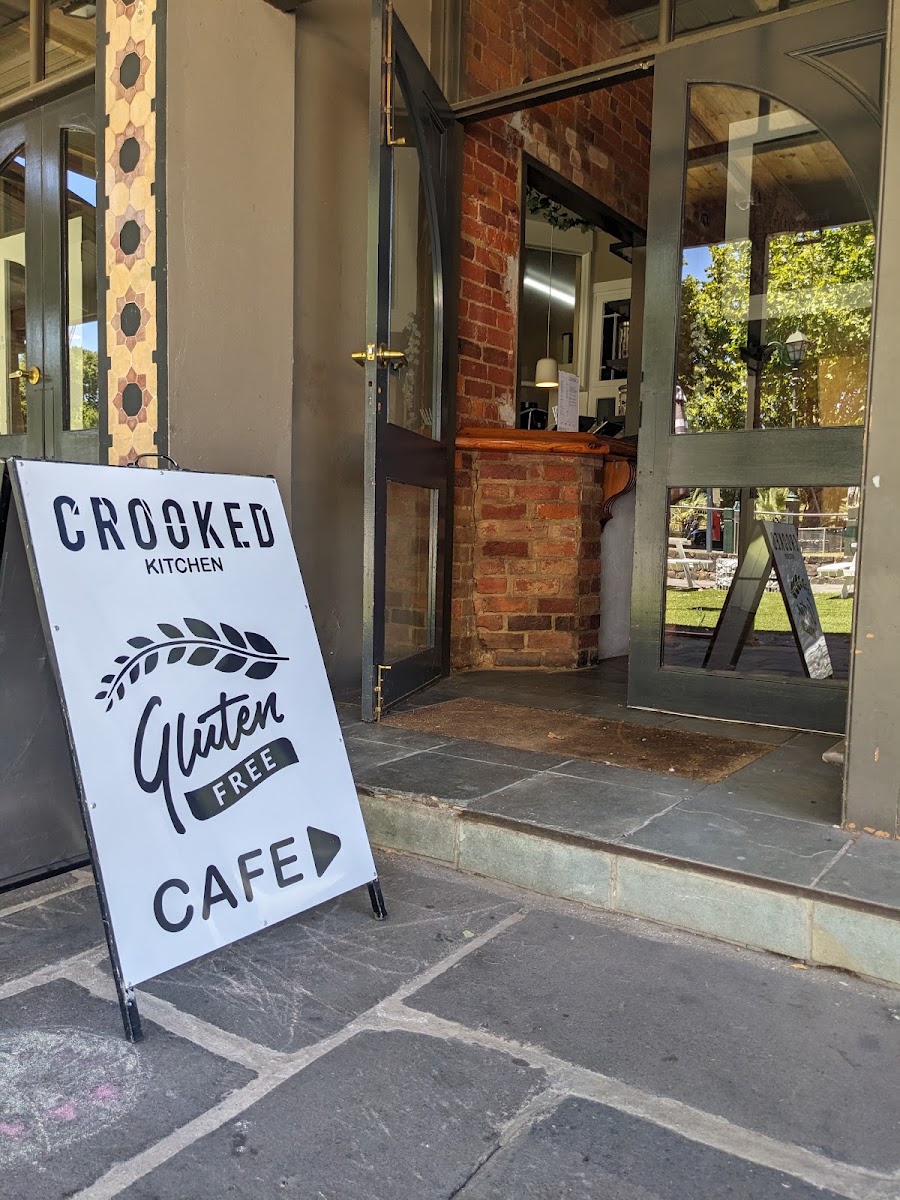 Crooked Kitchen Gluten-free restaurant in Bendigo - exterior