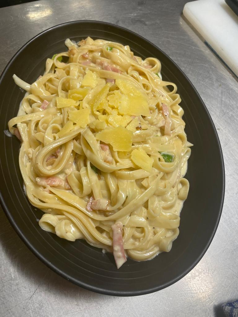 Carbonara at Jojoes Pizza Pasta Bar, Bendigo