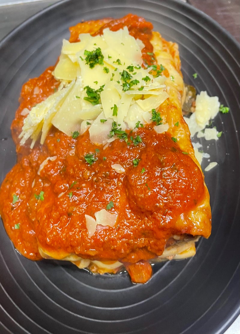 Beef Lasagna at Jojoes Pizza Pasta Bar, Bendigo