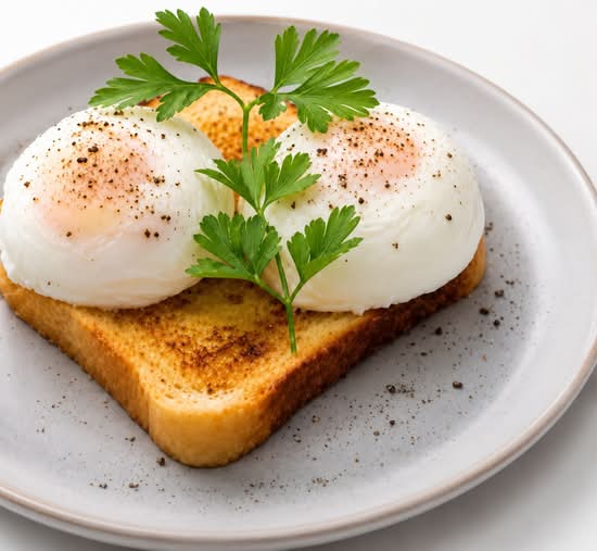 Poached eggs on toast at Lavish Specialty Coffee, Geelong