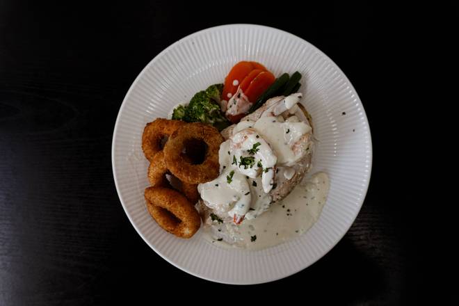 Pollo Surf and Turf at Melted Mozzarella Restaurant & Pizza Bar, Geelong