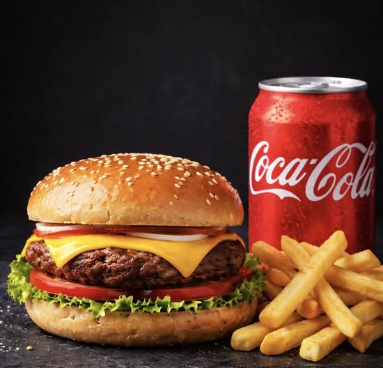 Hamburger Meal at NorthSide Takeaway