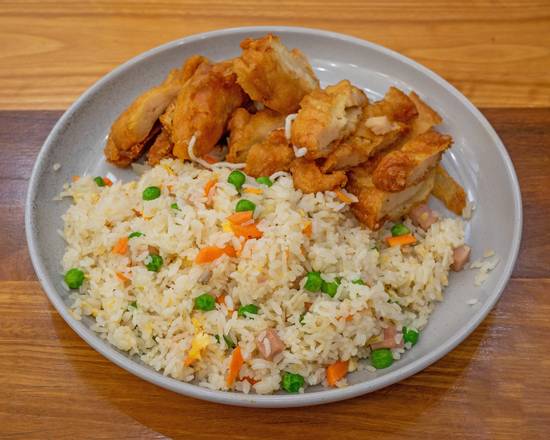 Lemon Chicken with Fried Rice at Tasty Asia