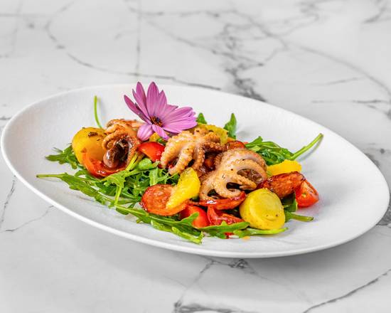 Grilled Octopus with Chorizo and Citrus Salad at The Other Bar